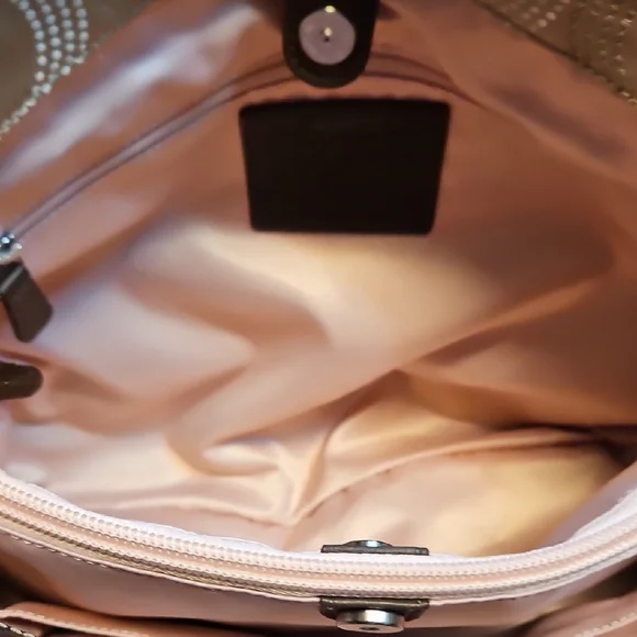 Coach Ashley Dotted Op Art Carryall Bag - Picture 6 of 16